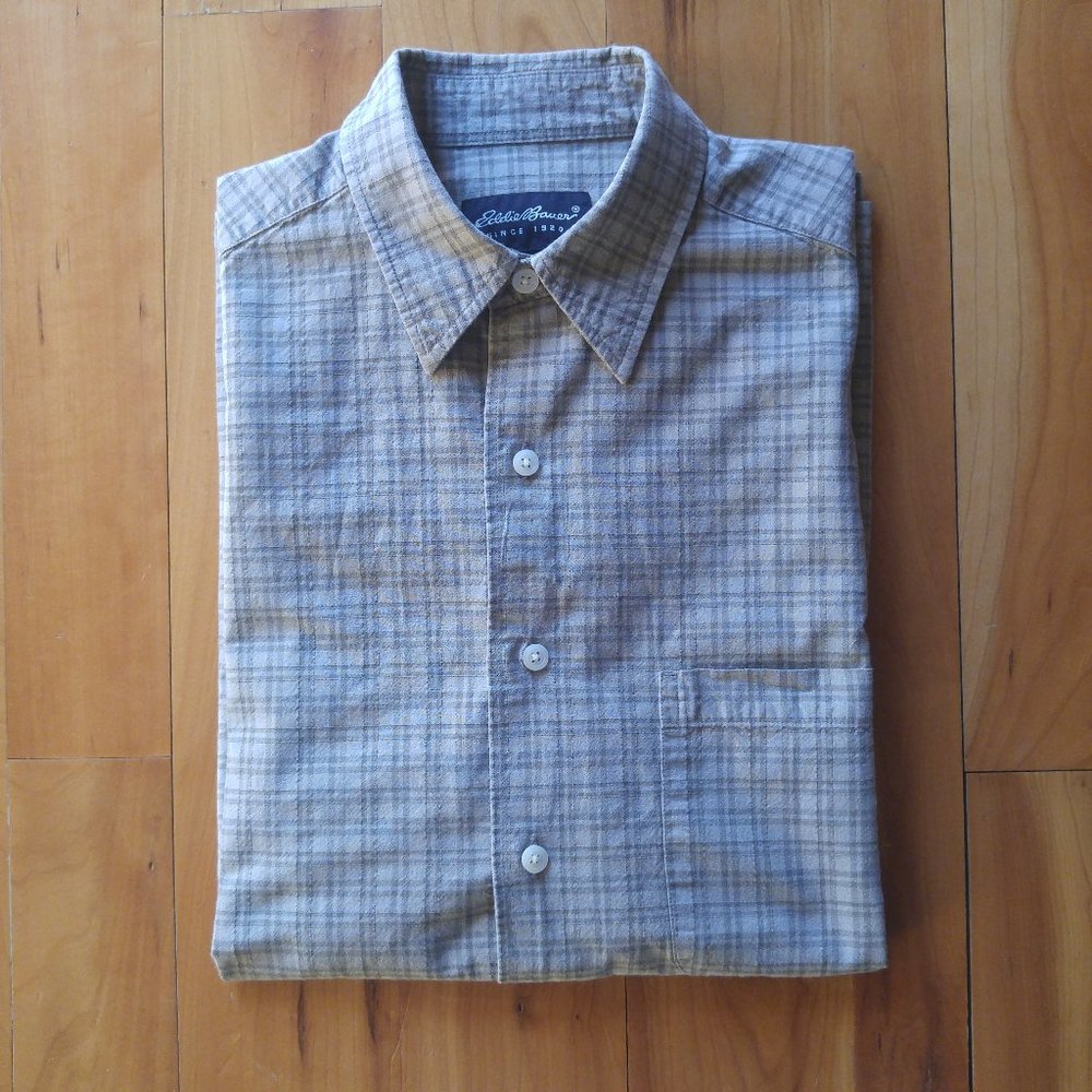 Eddie Bauer Men's Short-Sleeved Shirt, Size S